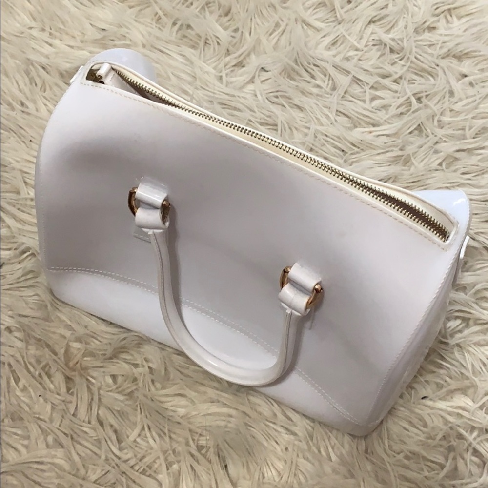 White purse